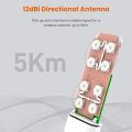 Tenda O3 v2 5KM Long Distance P2P Outdoor CPE | IP64 Waterproof | 12dBi Antenna | 6KVA Lightning Protection | WISP | AP. 