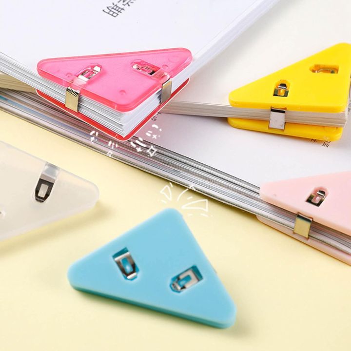 Space-Saving Triangle Paper Clips - 10Pcs Strong Grip for Organizing ...