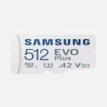 Samsung EVO Plus 130MBs MicroSD Memory Card - 512GB. 