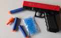 Water Bullet Gun Dual Bullets Orbis Foam Gun Toy For Kids With Free 3 Foam Bullets And 50 Orbis Bullets. 