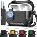 Secure Lock For AirPods 5/4/Pro 3 Headphone Accessories with Cleaning Kit & Keychain Protective Case For AirPods 5/4/Pro 3/Pro 2. 