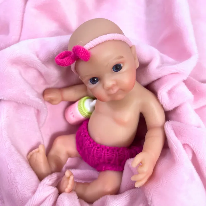 Mini%206%20Inch%20Reborn%20Baby%20Doll%20Bettie%2015CM%20Full%20Silicone%20Washable%20Body%20Girl%20Soft%20Solid%20Silicone%20Doll%20Birthday%20Christmas%20%20-%20Image%207