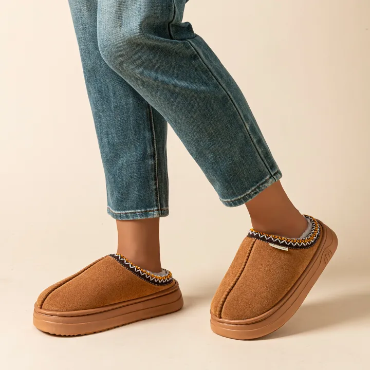 Winter%20Anti-slip%20Women's%20Soft%20Slipper%20Boots%20Fashion%20Couples%20Outdoor%20Casual%20Indoor%20Fuzzy%20Warm%20Comfort%20Men%20Plush%20Houseshoes%20Girls%20-%20Image%202