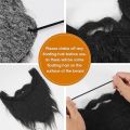 Fake Beard Party Beard Halloween Beard Santa Claus Big Beard White Long Hair Black Big Beard Party Beard Dressing. 
