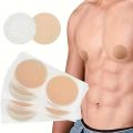 10/20/50/100/200-Pack Ultra-Thin And Soft Men'S Disposable Invisible Nipple Stickers, Mesh Fabric Chest Protectors, Suitable For. 