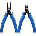 Split Ring Pliers Crimping Pliers Jewelry Jump Ring Jewelry Pliers For Opening Split Ring, Wire Flush Cutter Pliers Set. 