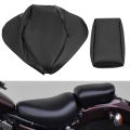 PU Leather Motorcycle Drive Seat Cover Rear Passenger Pad Cushion Cover For Yamaha XVS250 Drag Star V Star 250 DS250 1996-1997.