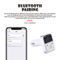 Portable Bluetooth Car MP3 Player Radio Modulator 5.3 FM Transimitter Dual USB Fast Charger Audio Receiver Handsfree Multicolour. 