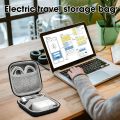Durable EVA Charger Case for MacBook Air/Pro - Compact Protective Cover with Mesh Pocket for Cables, Earphones & Power Adapters. 