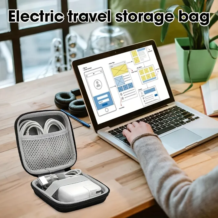 Durable%20EVA%20Charger%20Case%20for%20MacBook%20Air/Pro%20-%20Compact%20Protective%20Cover%20with%20Mesh%20Pocket%20for%20Cables,%20Earphones%20&%20Power%20Adapters%20-%20Image%206