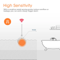 Tuya ZigBee 3.0 Smart Home Water Sensor Leak Detector Flood Water Leakage Alarm Works With Tuya Zigbee Hub. 