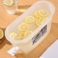 3.5L Large Capacity Cold Water Pitcher and Dispenser for Refrigerators Convenient Faucet Included. 