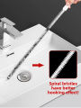 1pc Drainage Anti-clogging Cleaning Hook Household Kitchen Bathroom Pipe Dredger Sewer Hair Cleaning Dredge Strip. 