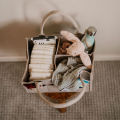 Diaper Caddy - Nursery Storage Bin and Car Organizer for Diapers and Baby Wipe.