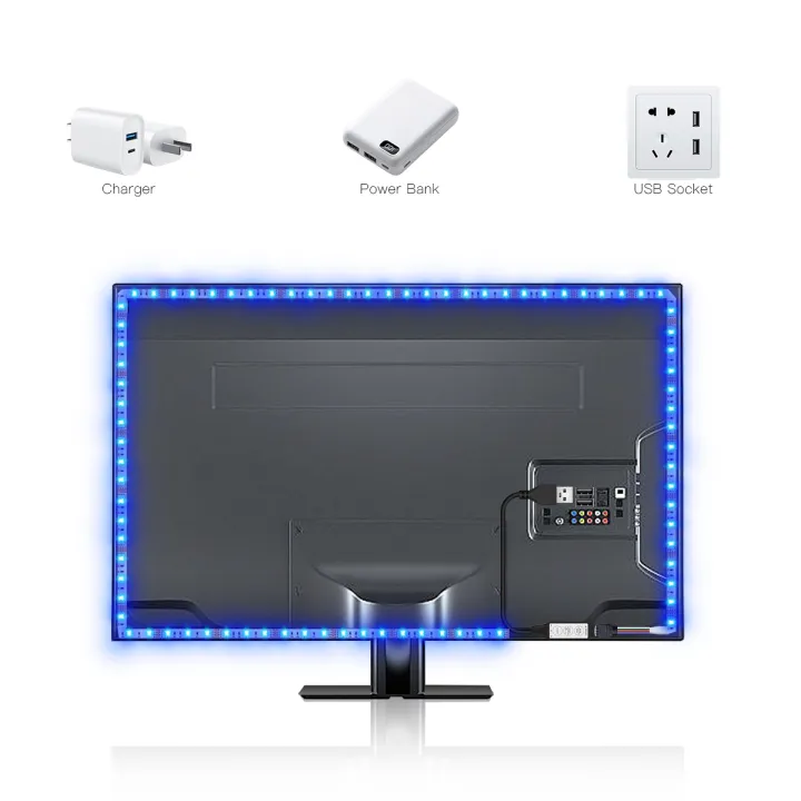 Waterproof%20USB%205V%20LED%20Night%20Lights%20RGB%20LED%20Strip%20Lamp%202835%20Diode%20Tape%20For%20Game%20Room%20TV%20Computer%20PC%20Monitor%20Backlight%20Decoration%20-%20Image%207