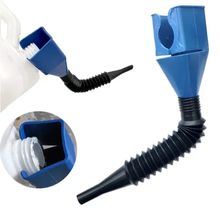1 Pcs Funnels for Automotive Use Small Funnel Oil Change,Retractable Auto Fuel Funnel Clip On Bottles,Car Flexible Draining Tool Snap Funnel