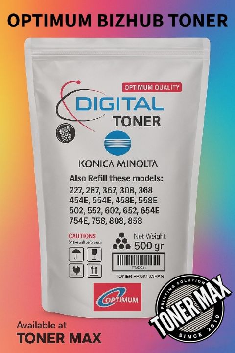OPTIMUM  BIZHUB Black Laser Copier TONER BAG ( 500g )