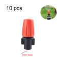 10pcs Atomizing Nozzle Drippers, Adjustable Garden Irrigation Nozzle, Micro Auto  Irrigation System Garden/Roof Cooling Nozzle. 