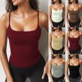 2025 Summer New Fashion Women's Tank Top Women's Strapless Fitted Cropped Tops Women's Clothing. 