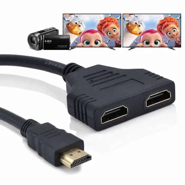 Hdmi%20Compatible%20Splitter%20Cable%20Video%20Switch%20Adapter%20Output%20Hub%20X%20Box%20Ps3%204%20Dvd%20Hdtv%20Pc%20Laptop%20TV%20Hd%201080p%201%20Input%202%20-%20Image%204