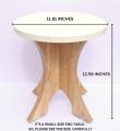 Si... Wooden Side Table/End Table/Plant Stand/Tea Table/Stool Living Room Furniture Round Shape (17 Inch). 