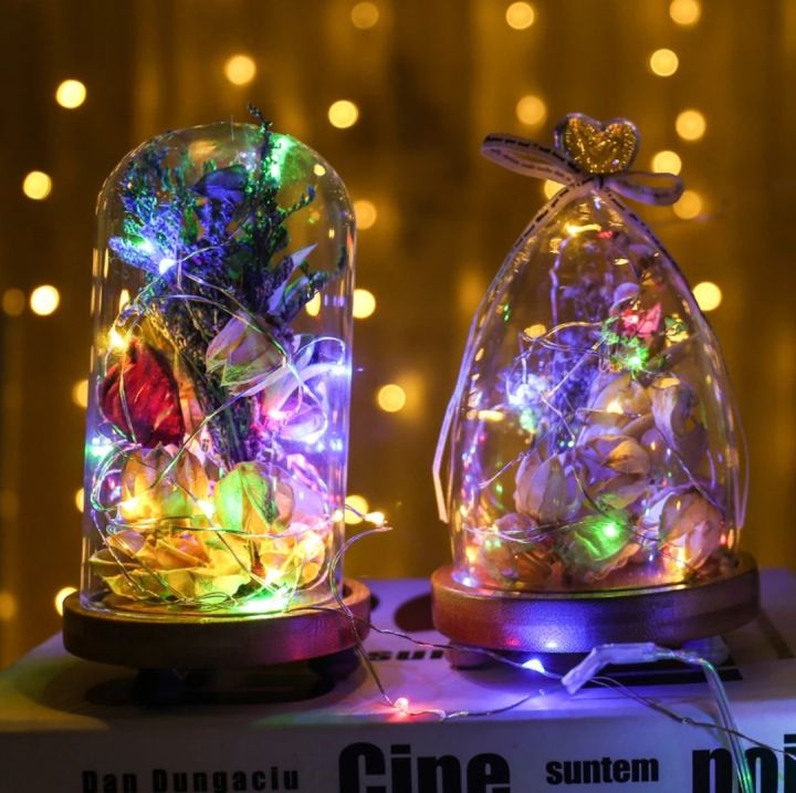 Battery Operated Mini Fairy String Lights – 50 LEDs, 5m Decorative Party & Home Decor Lighting