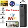 HD 1080P Mini Camera with WiFi Portable Small Digital Video Recorder Police BodyCam Infrared Night Vision Miniature Camcorder.