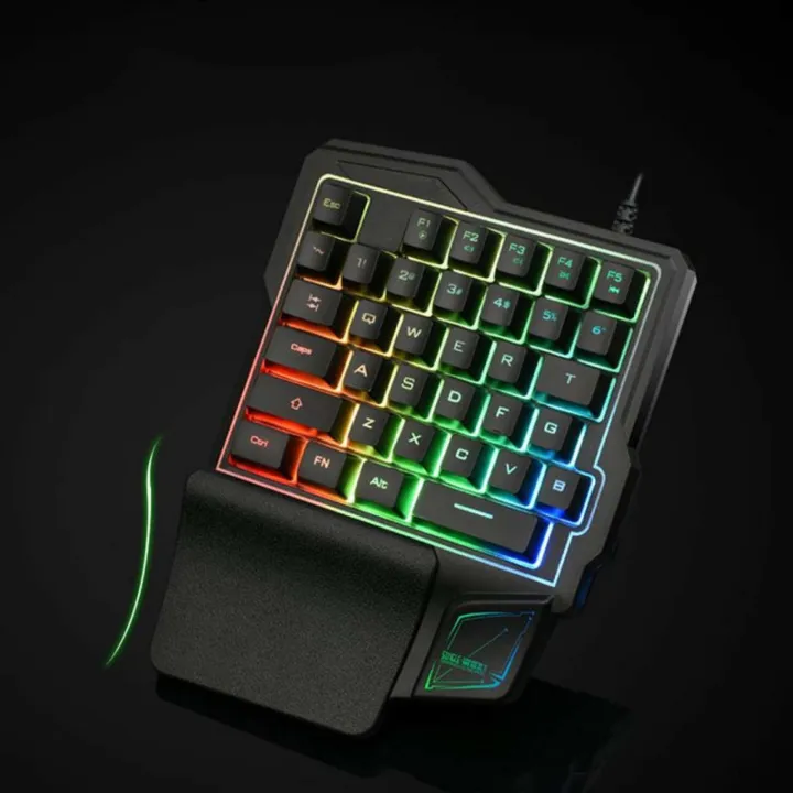 Single Hand Mechanical Keyboard - K109 | Daraz.com.np