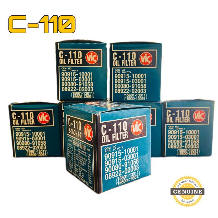 VIC%20C-110%2090915-10001%20Oil%20Filter%20for%20Toyota%20Vios,%20Altis,%20Corolla,%20Camry,%20Rav4%20-%20C110%20-%20Image%204