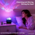 Starry Sky Projection Light Water Pattern Northern Lights Atmosphere Light Creative Colorful Rotating Light Bedhead Night Light. 