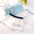 2/4 Pcs Boys Boxer Stes Briefs Kids Cotton Underwear Breathable Baby Underpants Teenager Cartoon Print Soft Children Panties New. 