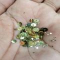Dark golden 4mm size plain sequence/sitara for sale in very reasonable price. 