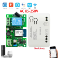 Tuya Smart Remote Control Wireless Wifi Motor Switch Module 7-32V 12V 24V 220V RF Receiver 10A Relay Work With Alexa Google Home. 