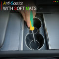 Cup Holder Insert for Tesla Model Y Juniper Model 3 2025 2026 Accessories Center Console Storage Box Mats Cup Coaster Pad Trim. 