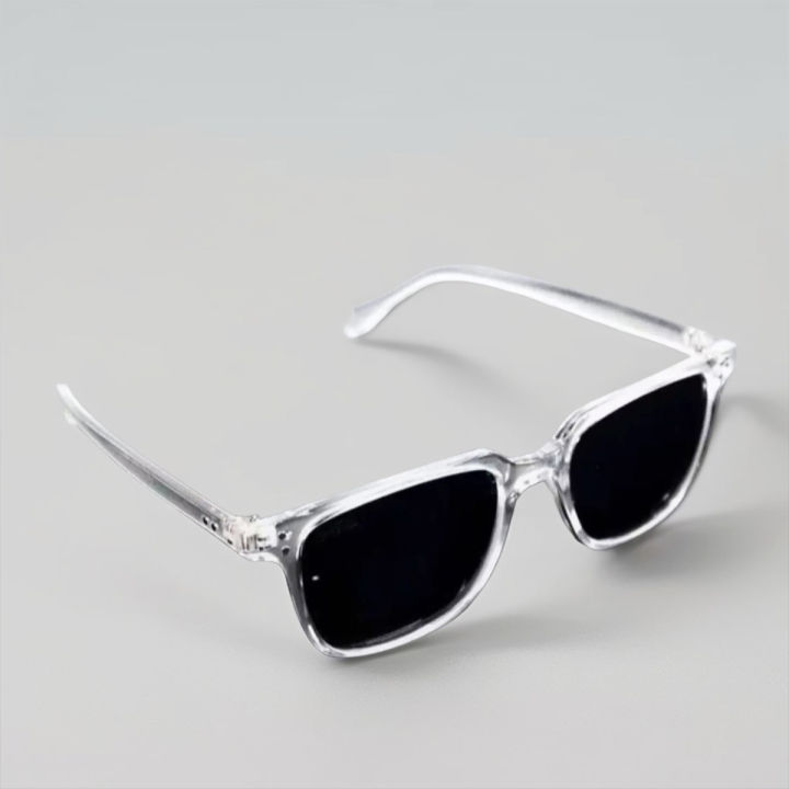 Casual%20Sunglasses%20for%20Men%20-%20Black%20Lens%20White%20Frame%20%20Sun%20Glass%20-%20Image%202