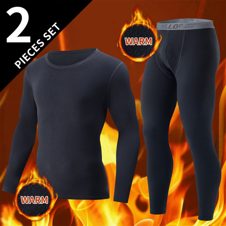 1/2/4-Piece%20Men's%20Long-sleeved%20Trousers%20In%20Autumn%20And%20Winter%20Thermal%20Underwear%20Casual%20Joker%20Sports%20Fitness%20Solid%20Color%20Suit%20-%20Image%204