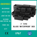 Black Outdoor Waterproof Enclosure Plastic Box Electronic Project Instrument Case Electrical Project Box Junction Box Housing. 