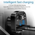 Car MP3 player Dual USB fast charger FM Bluetooth receiver Bluetooth 5.0 FM transmitter USB flash drive plug car kit. 