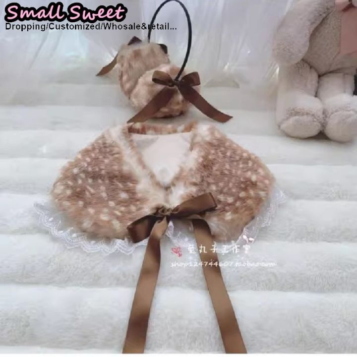Fawn%20Christmas%20Warm%20Women%20Japanese%20Harajuku%20Y2K%20Girls%20Lovely%20Hat%20Gothic%20Fluffy%20Leg%20Warmer%20Earmuffs%20Shawl%20Outfit%20Coordination%20-%20Image%204