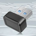 USB Fingerprint Key Windows Compatible Biometric Scanner for Password Free Login Ideal for PC Security.