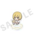 Attacking Giants Hug The Baby Ver. Levi Acrylic Stand Cute Armin White Suit Standing Plate Eren Figurine Acrylics Ornaments Toy. 