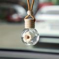 Cartoon Car Aromatherapy Glass Bottle For Mirror Pendant Dashboard Decorative Ornaments. 