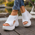 Summer Elegant and  Wedge Thick Soled Sandals Fashionable Best Selling New Comfortable Plus Size Beach Women's Shoes. 