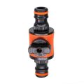 1PC/2PCS 16MM Equal Garden Hose Shut Off Valve Fitting Plastic Tubing Tap Adapter Quick Joint for Watering Irrigation Car Wash.