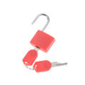 New 6 Colors Small Mini Strong Steel Padlock Travel Tiny Suitcase Anti-Theft Lock with 2 Keys. 