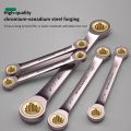 1Pc Double Head Universal Torx Wrench Adjustable Torque 6-27mm Ratchet Spanner for Bicycle Motorcycle Car Repair Tools Hand Tool. 