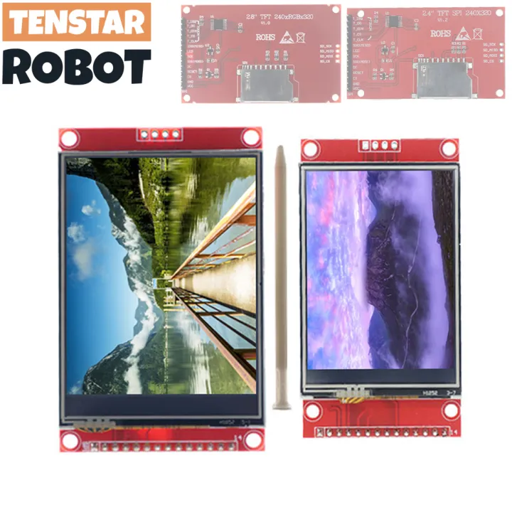 Touch Panel 2.4 2.8 Inch SPI TFT LCD ILI9341 Driver Chip Serial Port Module With PBC  240x320 SPI Serial Display With Touch Pen