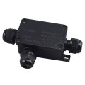 3 Way Outdoor Waterproof IP66 Electrical Cable Wire Connector Junction Box With Terminal 450V Junction Box for Led Light. 
