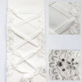 1 Pair White/Red/Beige Bridal Gloves Elegant Short Paragraph Rhinestone White Lace Glove Beautiful Wedding Accessories.