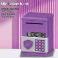 [FE] Automatic Mini Safe Coins  Saving Money Box Password Counter Code Key Lock Coin Bank ATM Child. 
